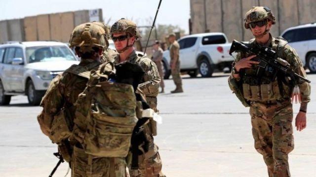 يوجد في العراق أكثر من 2500 جندي أمريكي بطلب من الحكومة العراقية في إطار الحرب على تنظيم داعش