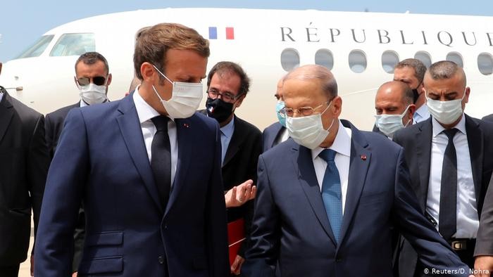 الرئيس الفرنسي إيمانويل ماكرون قدم مبادرة لتشكيل حكومة في لبنان لمساعدته على تجاوز أزمته التي يعاني منها