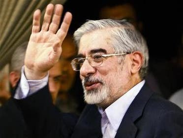 رئيس وزراء إيران الأسبق وزعيم الحركة الخضراء المعارضة مير حسين موسوي